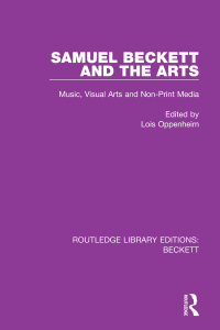 Imagen de portada: Samuel Beckett and the Arts 1st edition 9780367754310