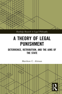 Titelbild: A Theory of Legal Punishment 1st edition 9780367698102