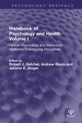 Cover image: Handbook of Psychology and Health, Volume I 1st edition 9780367752200