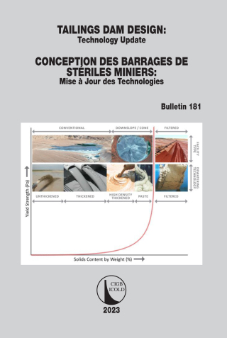Cover image: Tailings Dam Design / Conception des Barrages de Stériles Miniers 1st edition 9780367770464