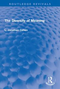 Imagen de portada: The Diversity of Meaning 1st edition 9780367771980