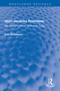 Omslagafbeelding: Jean-Jacques Rousseau 1st edition 9780367767785