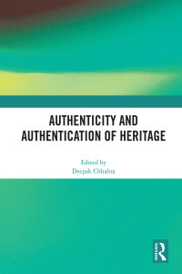 Imagen de portada: Authenticity and Authentication of Heritage 1st edition 9780367672089