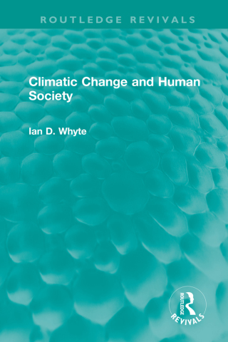 Cover image: Climatic Change and Human Society 1st edition 9781032002811