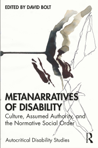 Cover image: Metanarratives of Disability 1st edition 9780367523206