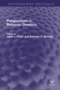 Cover image: Perspectives in Behavior Genetics 1st edition 9780367741426