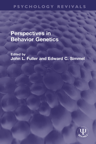 Imagen de portada: Perspectives in Behavior Genetics 1st edition 9780367741426