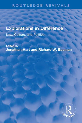 Cover image: Explorations in Difference 1st edition 9781032005539