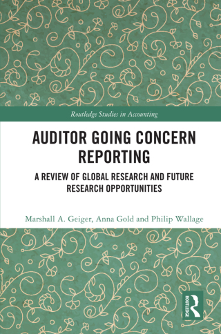 Cover image: Auditor Going Concern Reporting 1st edition 9780367649487