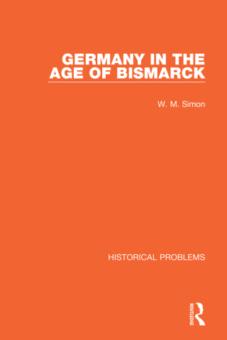 Cover image: Germany in the Age of Bismarck 1st edition 9781032011141