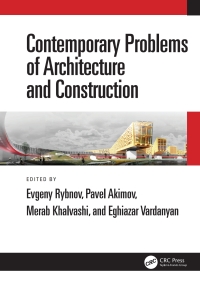 Imagen de portada: Contemporary Problems of Architecture and Construction 1st edition 9781032016214