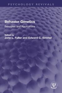 Cover image: Behavior Genetics 1st edition 9780367761929