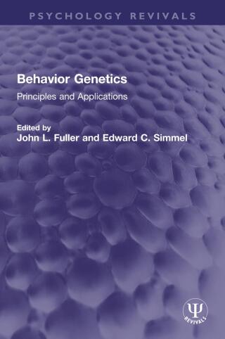 Imagen de portada: Behavior Genetics 1st edition 9780367761929