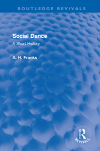 Cover image: Social Dance 1st edition 9781032013411