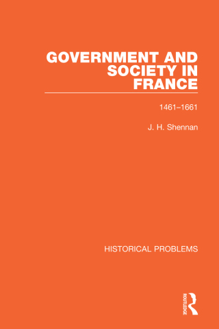 Cover image: Government and Society in France 1st edition 9781032013336