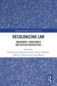 Cover image: Decolonizing Law 1st edition 9780367751876
