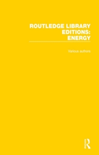 Cover image: Routledge Library Editions: Energy 1st edition 9780367211226