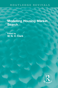 Omslagafbeelding: Modelling Housing Market Search 1st edition 9781032021508