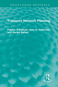 Cover image: Transport Network Planning 1st edition 9781032023496