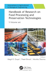 Cover image: Handbook of Research on Food Processing and Preservation Technologies 1st edition 9781774630365