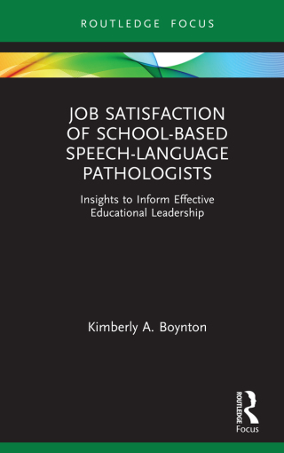 Cover image: Job Satisfaction of School-Based Speech-Language Pathologists 1st edition 9780367565855