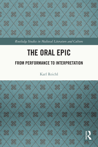 Cover image: The Oral Epic 1st edition 9780367761318