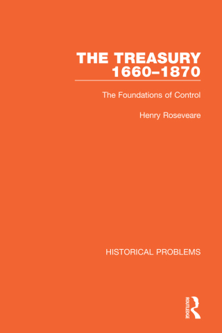 Imagen de portada: The Treasury 1660-1870 1st edition 9781032038094