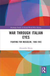 表紙画像: War Through Italian Eyes 1st edition 9781032038476