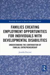 Cover image: Families Creating Employment Opportunities for Individuals with Developmental Disabilities 1st edition 9780367516420