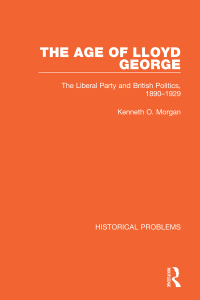 Cover image: The Age of Lloyd George 1st edition 9781032043647