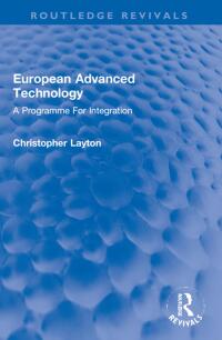 Cover image: European Advanced Technology 1st edition 9781032049250