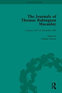 Cover image: The Journals of Thomas Babington Macaulay Vol 5 1st edition 9781138761414