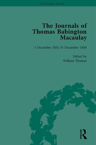 Cover image: The Journals of Thomas Babington Macaulay Vol 4 1st edition 9781138761407
