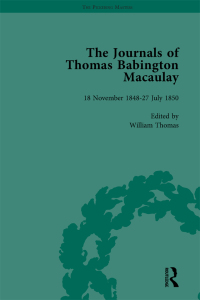 表紙画像: The Journals of Thomas Babington Macaulay Vol 2 1st edition 9781138761384