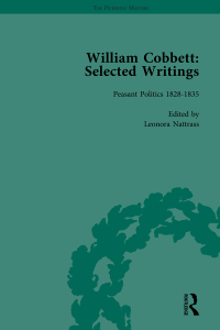 Cover image: William Cobbett: Selected Writings Vol 6 1st edition 9781138766044