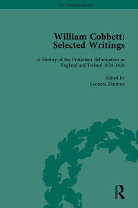 Imagen de portada: William Cobbett: Selected Writings Vol 5 1st edition 9781138766037