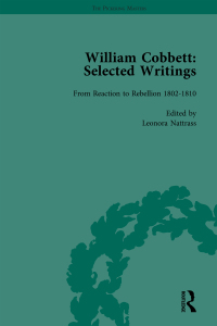 Cover image: William Cobbett: Selected Writings Vol 2 1st edition 9781138766006