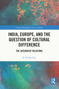 صورة الغلاف: India, Europe and the Question of Cultural Difference 1st edition 9781032203447