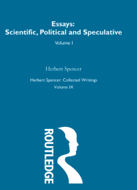 Imagen de portada: Herbert Spencer: Collected Writings 1st edition 9780415565851