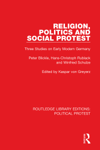 Cover image: Religion, Politics and Social Protest 1st edition 9781032049717