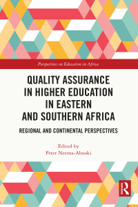 Imagen de portada: Quality Assurance in Higher Education in Eastern and Southern Africa 1st edition 9780367692841