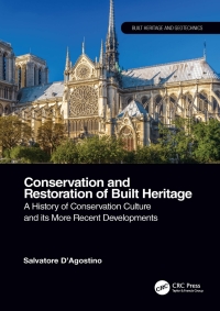 Cover image: Conservation and Restoration of Built Heritage 1st edition 9780367750954