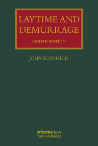 Omslagafbeelding: Laytime and Demurrage 8th edition 9781032056678