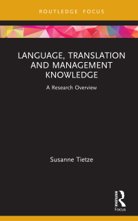 Cover image: Language, Translation and Management Knowledge 1st edition 9781032058443