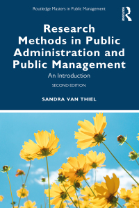 Cover image: Research Methods in Public Administration and Public Management 2nd edition 9781032027647