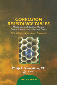 Imagen de portada: Corrosion Resistance Tables 5th edition 9781003200536