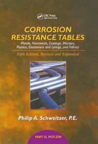 Imagen de portada: Corrosion Resistance Tables 5th edition 9781003200550