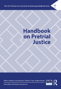 Cover image: Handbook on Pretrial Justice 1st edition 9781032065526