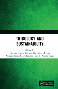 Imagen de portada: Tribology and Sustainability 1st edition 9780367551469