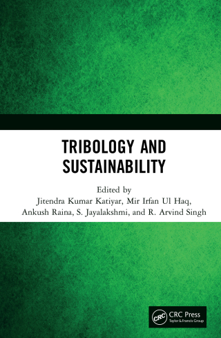 Omslagafbeelding: Tribology and Sustainability 1st edition 9780367551469